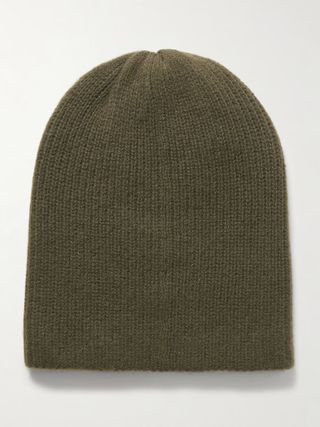 The Elder Statesman + Nimbus Twist Cashmere and Cotton-Blend Beanie