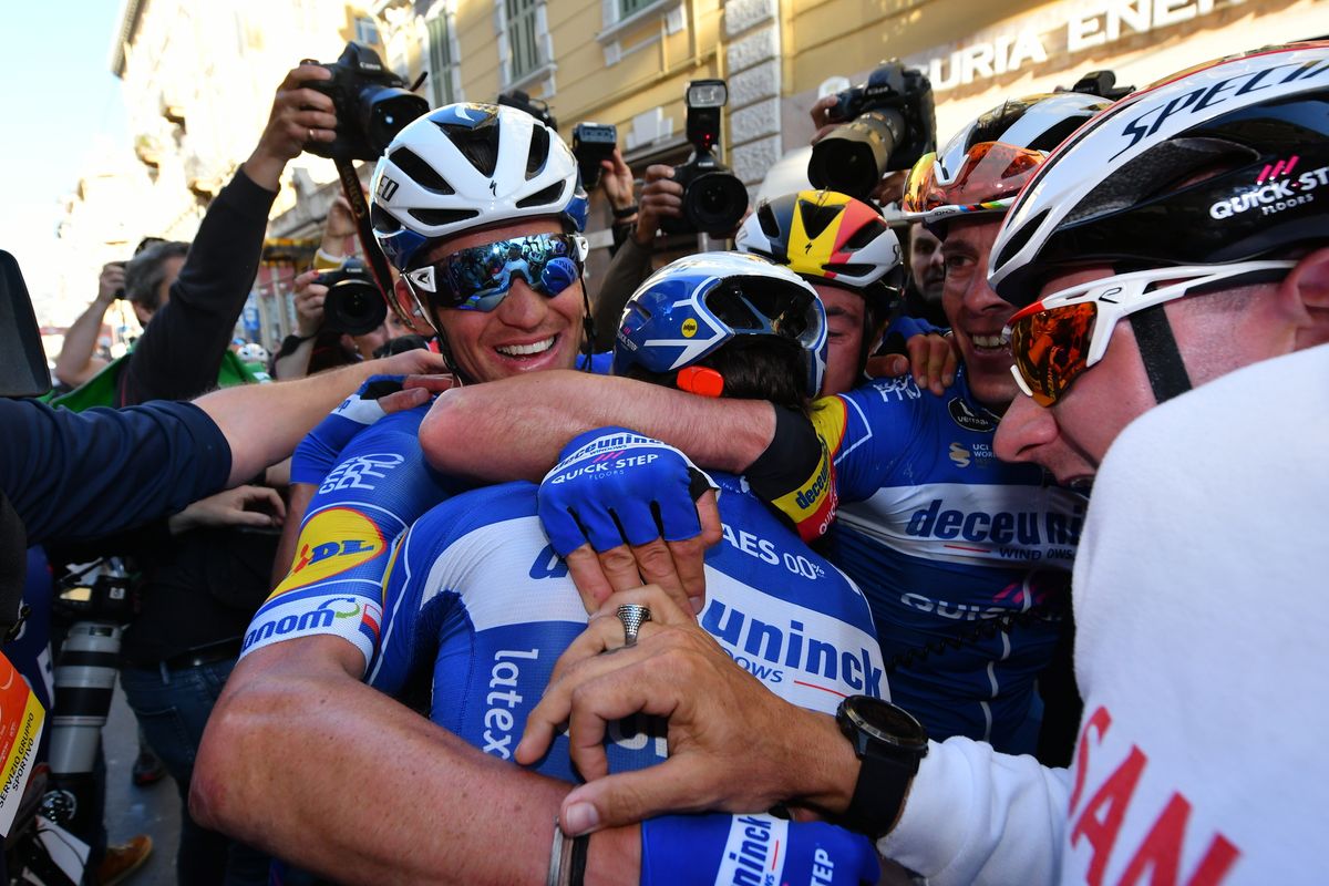 Big celebrations in the Deceuninck-QuickStep camp