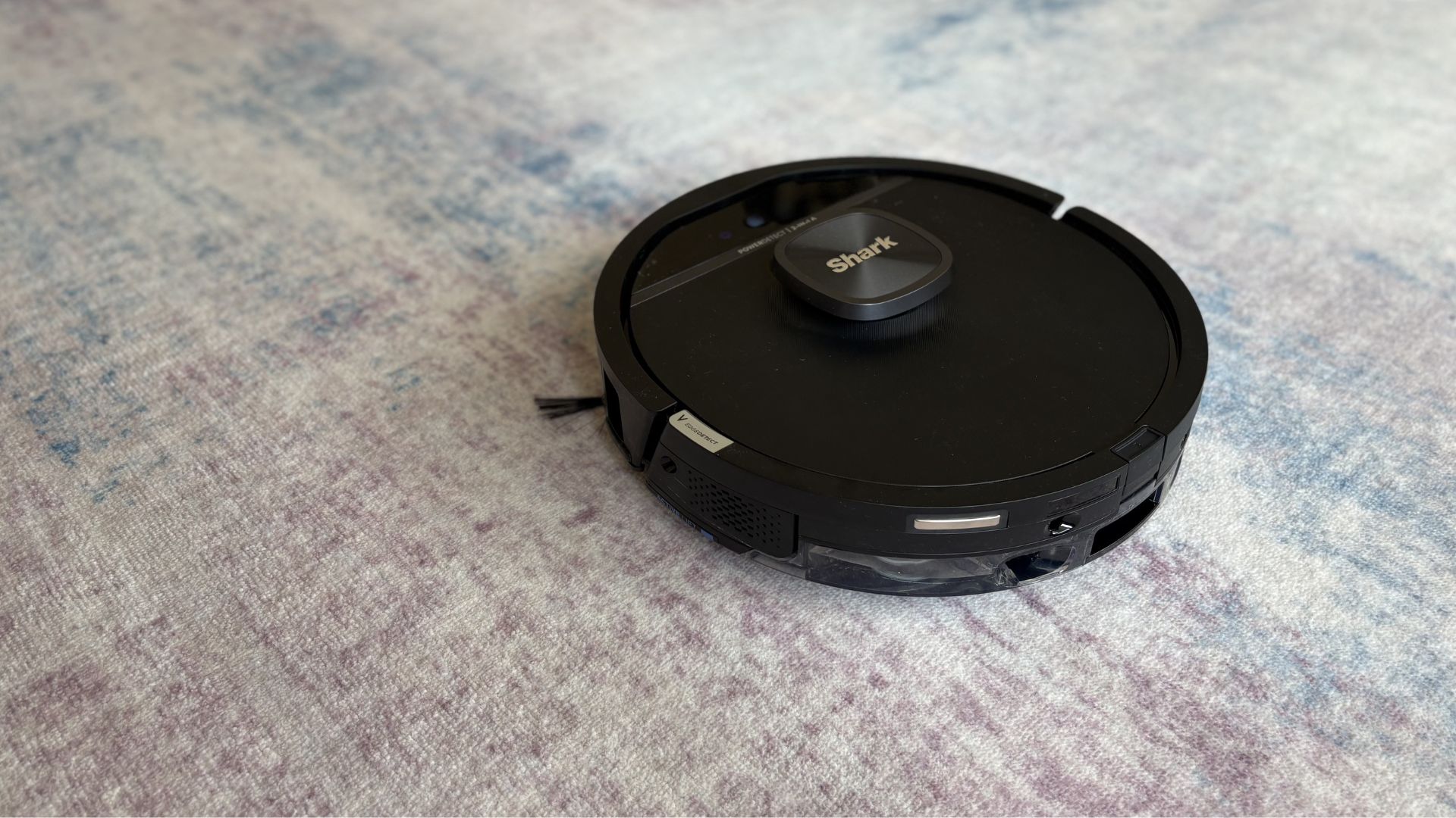 Testing the Shark PowerDetect UV Reveal Robot Vacuum + Mop on a rug