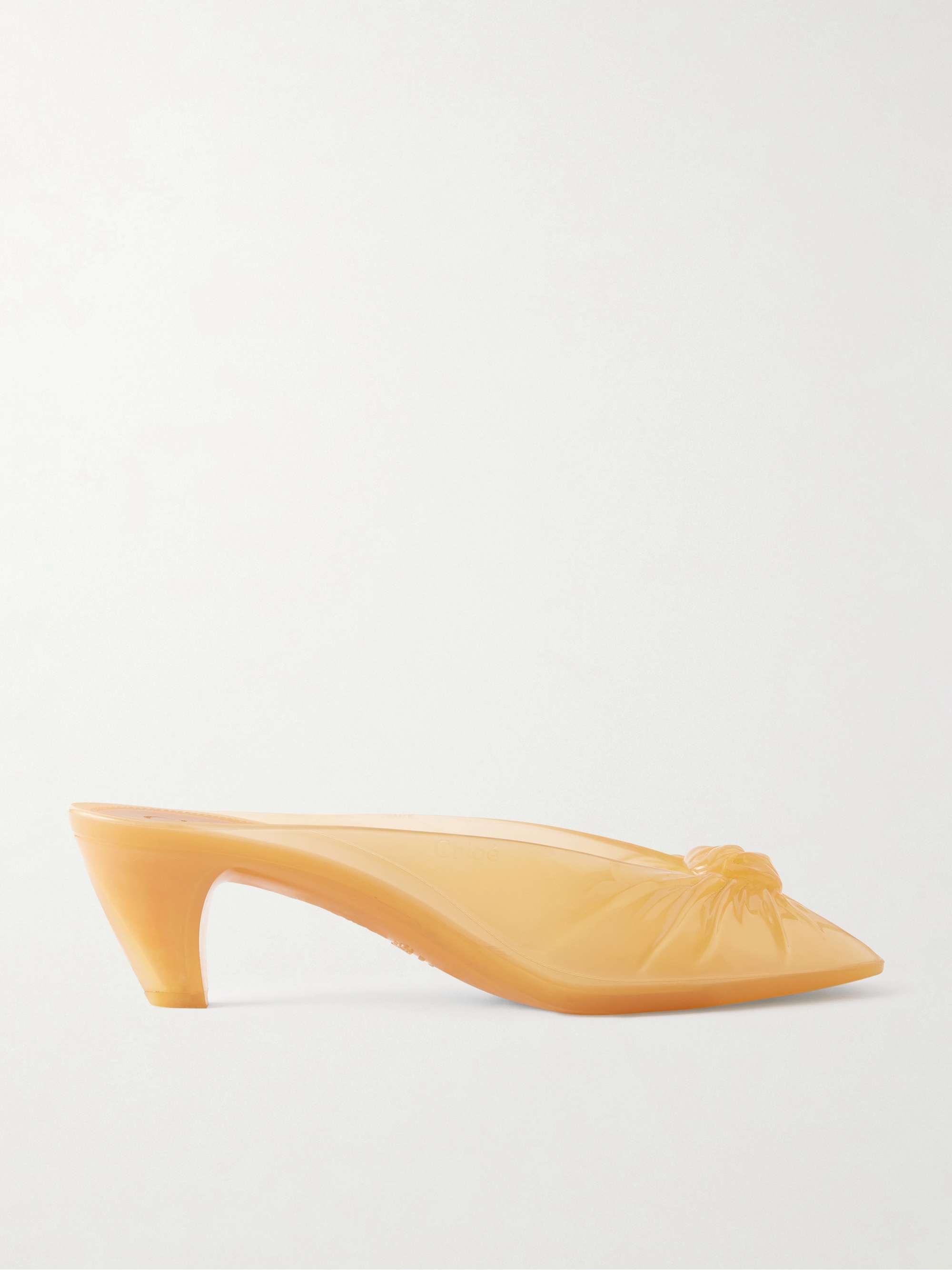 Ruched Tpu Mules