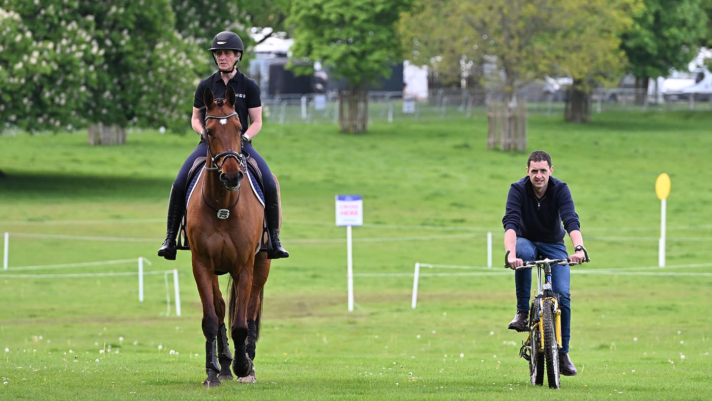 Badminton Horse Trials special prizes: groom Tristan Hudson