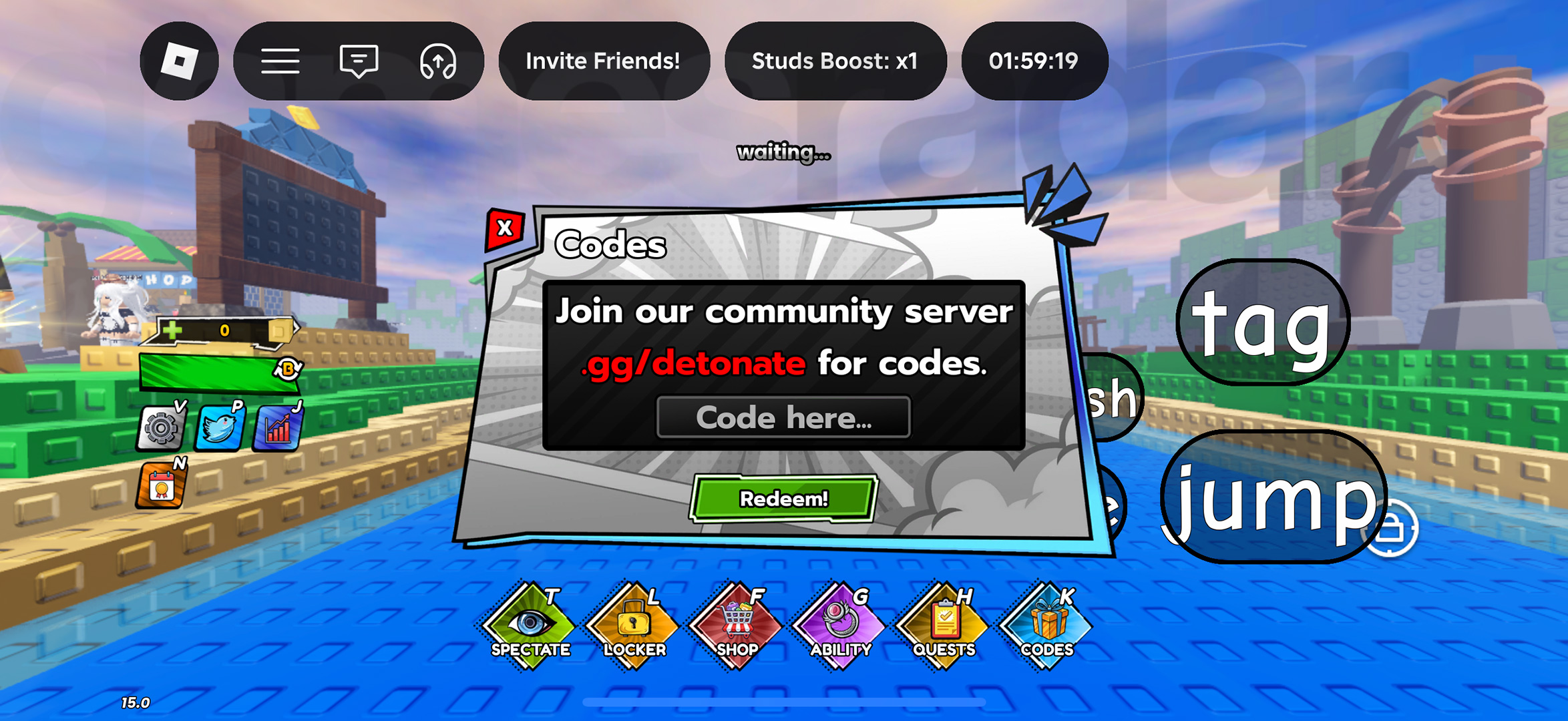 Detonate codes