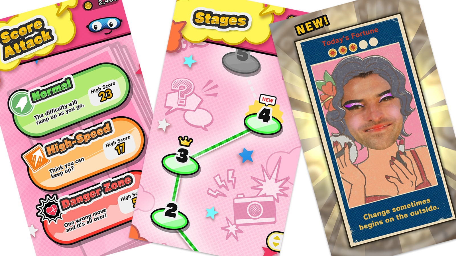 Screen from mobile game Pictonico