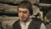 Dawnwalker - Premysl looks angry at his house in Laslea
