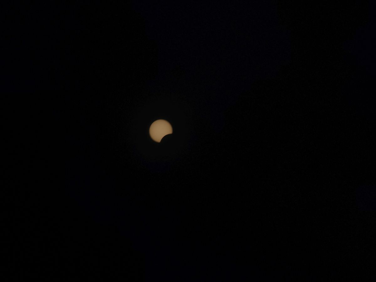 Samsung Galaxty S23 Ultra Solar Eclipse Sample.
