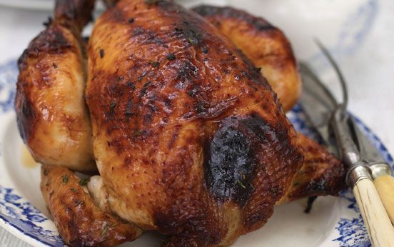 Mary Berry&#039;s orange and honey roast chicken 