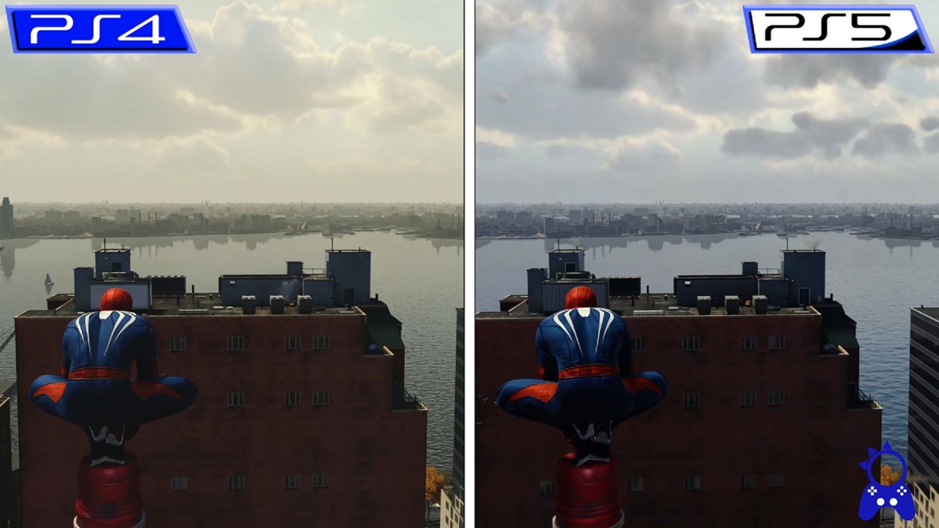 See how Spider-Man Remastered on PS5 compares to base game on PS4