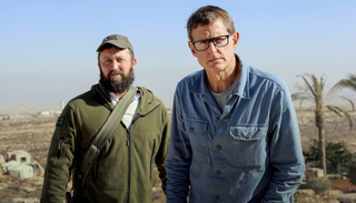 Texan Ari Abramowitz and Louis Theroux in The Settlers