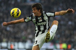 Paolo De Ceglie in action for Juventus against Sampdoria in January 2013.