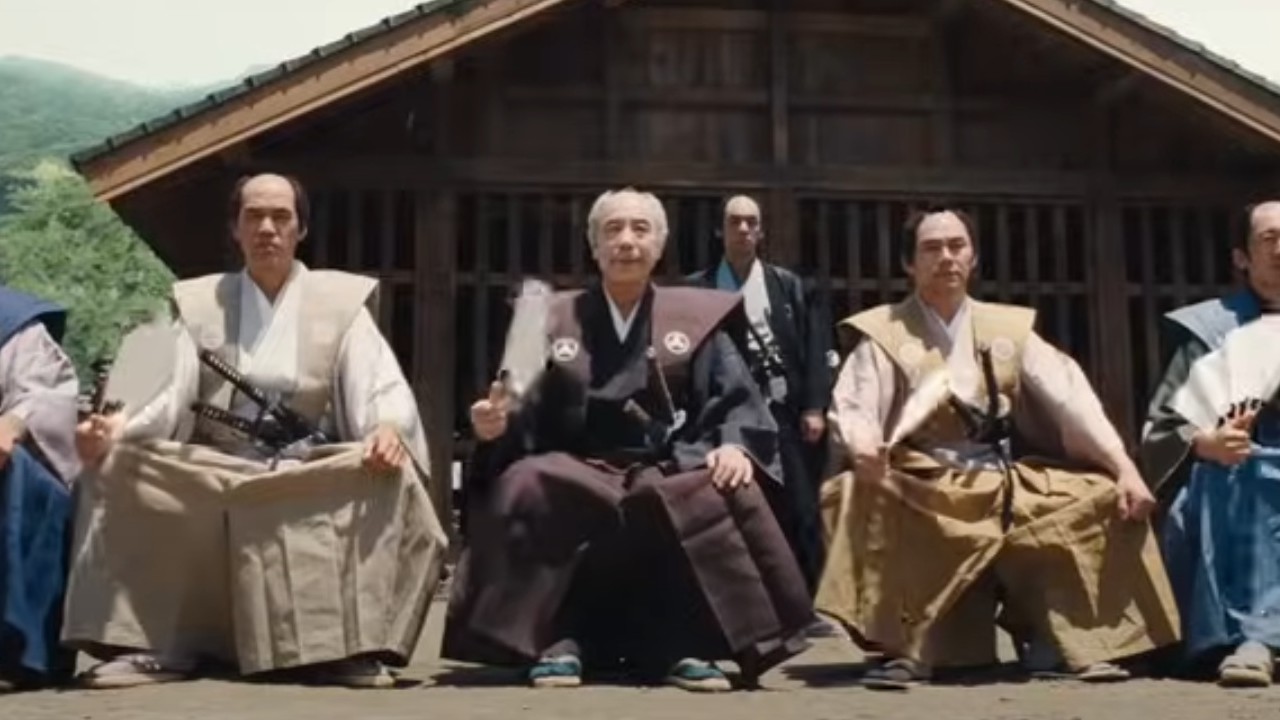 Well-dressed Japanese men in Silence