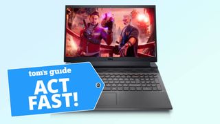 Dell G15 gaming laptop with a Tom's Guide deal tag