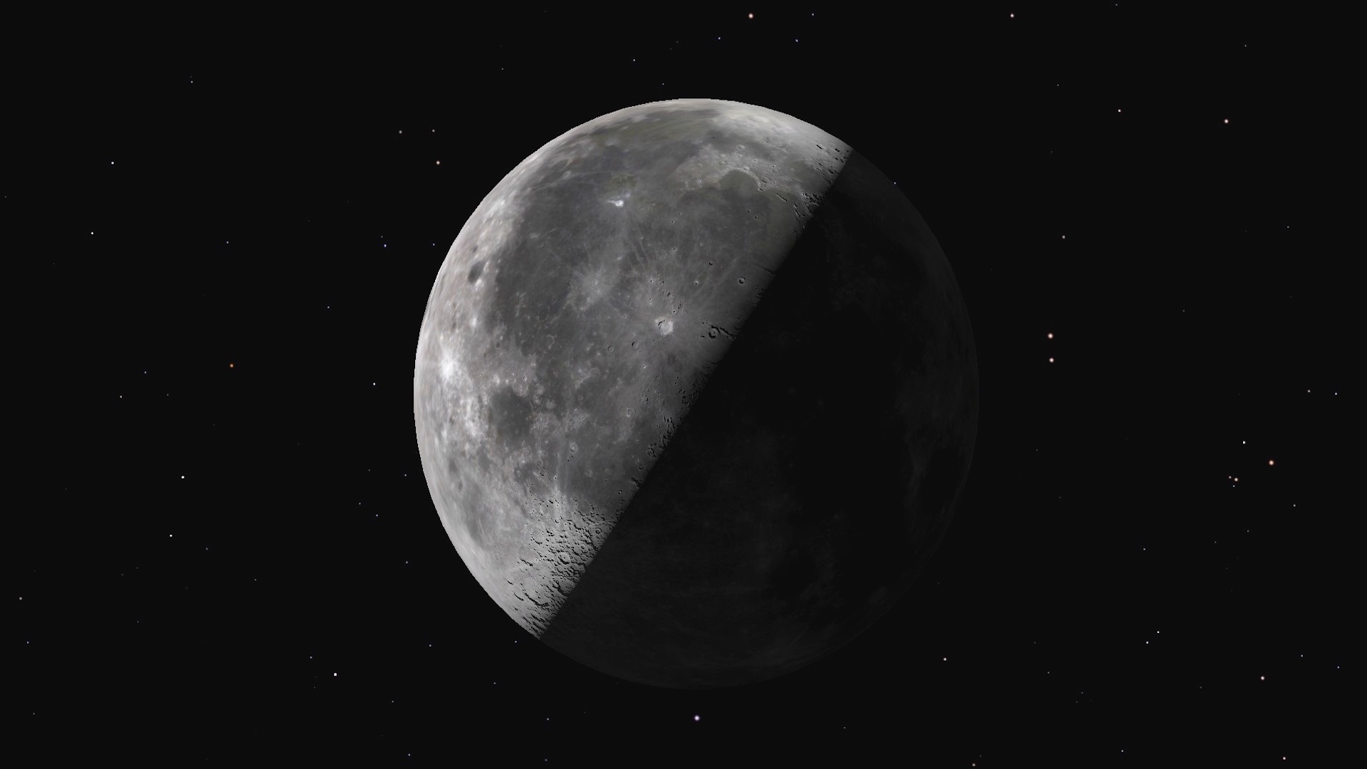 See The Half lit Third Quarter Moon Rise Tonight Space