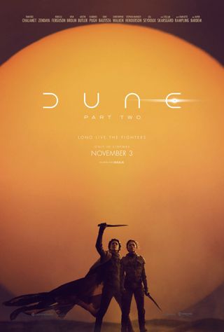 Dune Part 2 poster, one of the best movie posters of 2023