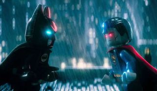 The LEGO Batman Movie Batman versus Superman in Lego form