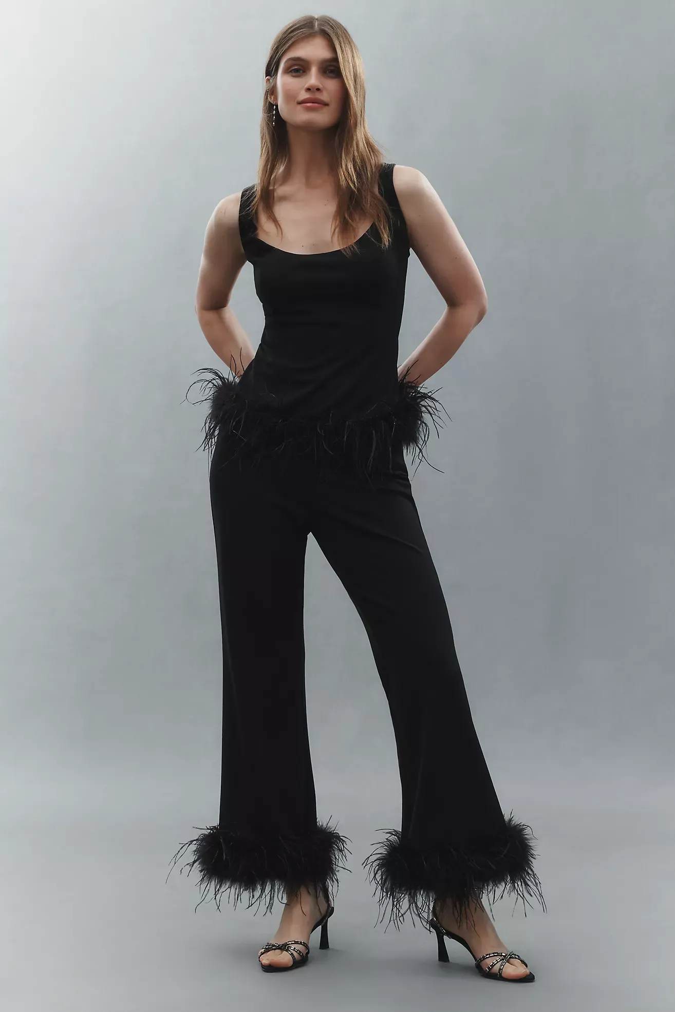 Hutch Ponte Feather Pants