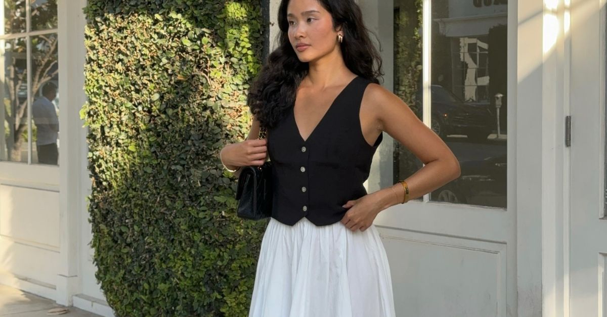 From Cotton to Linen—These Are the Best White Midi Skirts