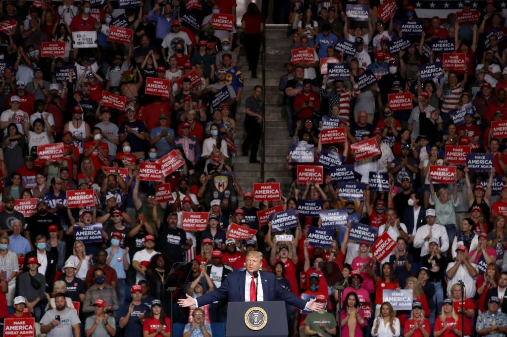 Trump Tulsa rally.