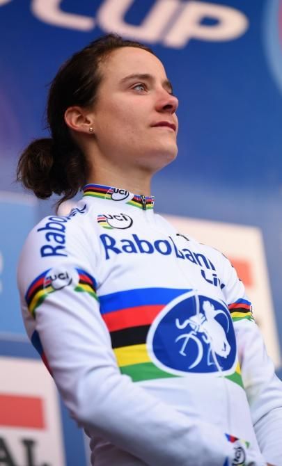Marianne Vos (Rabo Liv) finished in second place today