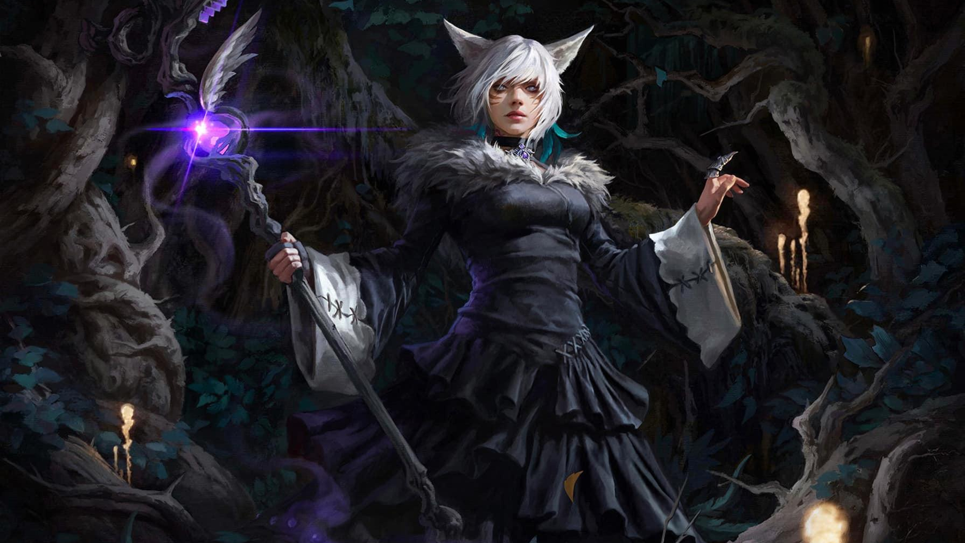 Magic the Gathering Final Fantasy XIV Y'shtola commander card artwork