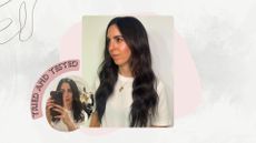 beauty editor before and after with hair extensions