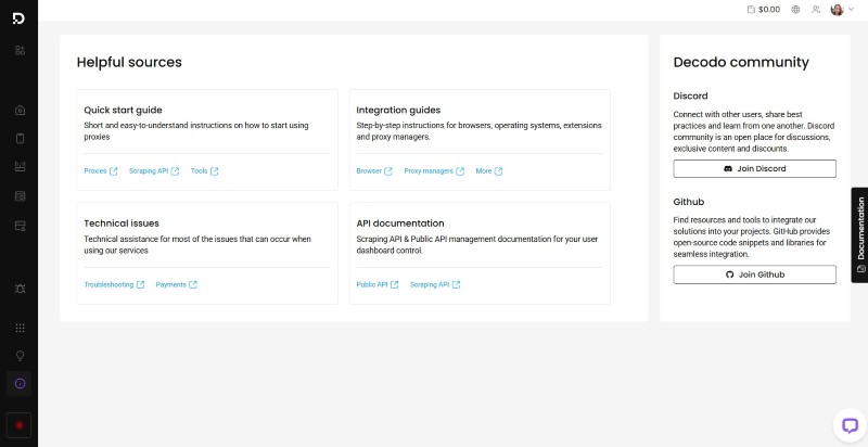 Decodo helpful sources