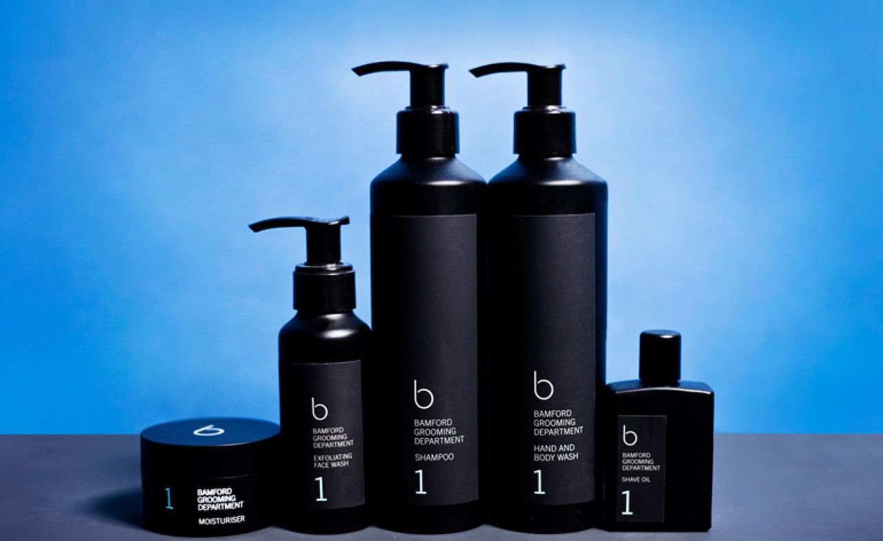 The Bamford Grooming Department&#039;s men&#039;s product line caters to the lifestyle needs of the discerning modern man. 