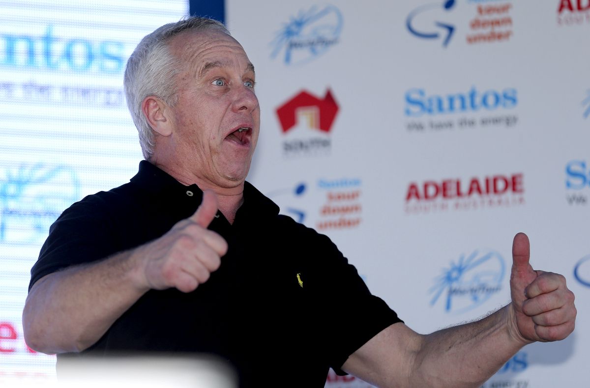 Greg LeMond was a guest of the race in 2015 and was clearly enjoying his time down under