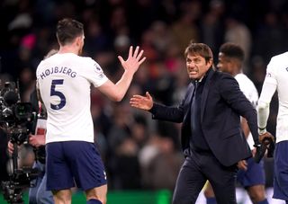 Conte (right) knows his side need to improve to achieve his goals