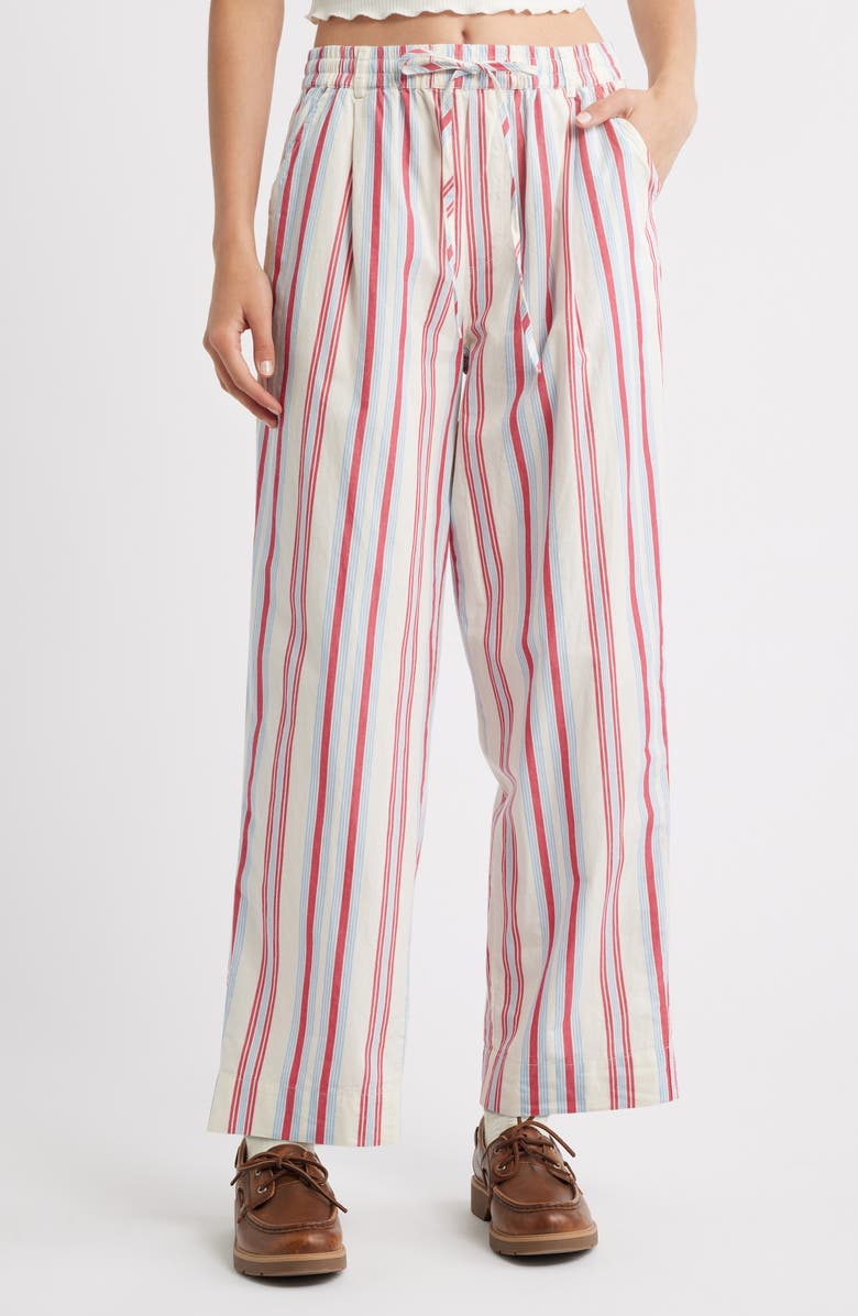 George Stripe Organic Cotton Drawstring Pants