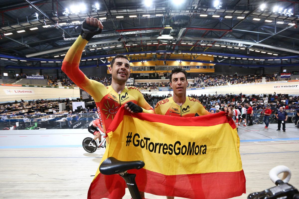 Spanish Madison duo Albert Torres and Sebastian Mora