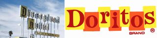 DIsneyland hotel logo and Doritos Logo