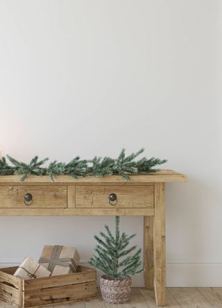 Festive hallway