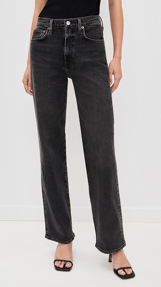 Agolde Mid Rise Relaxed Straight Harper Jeans