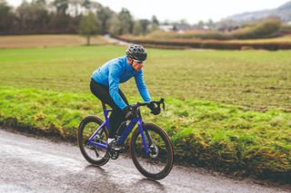 Gavin Francis rides on a winter's day