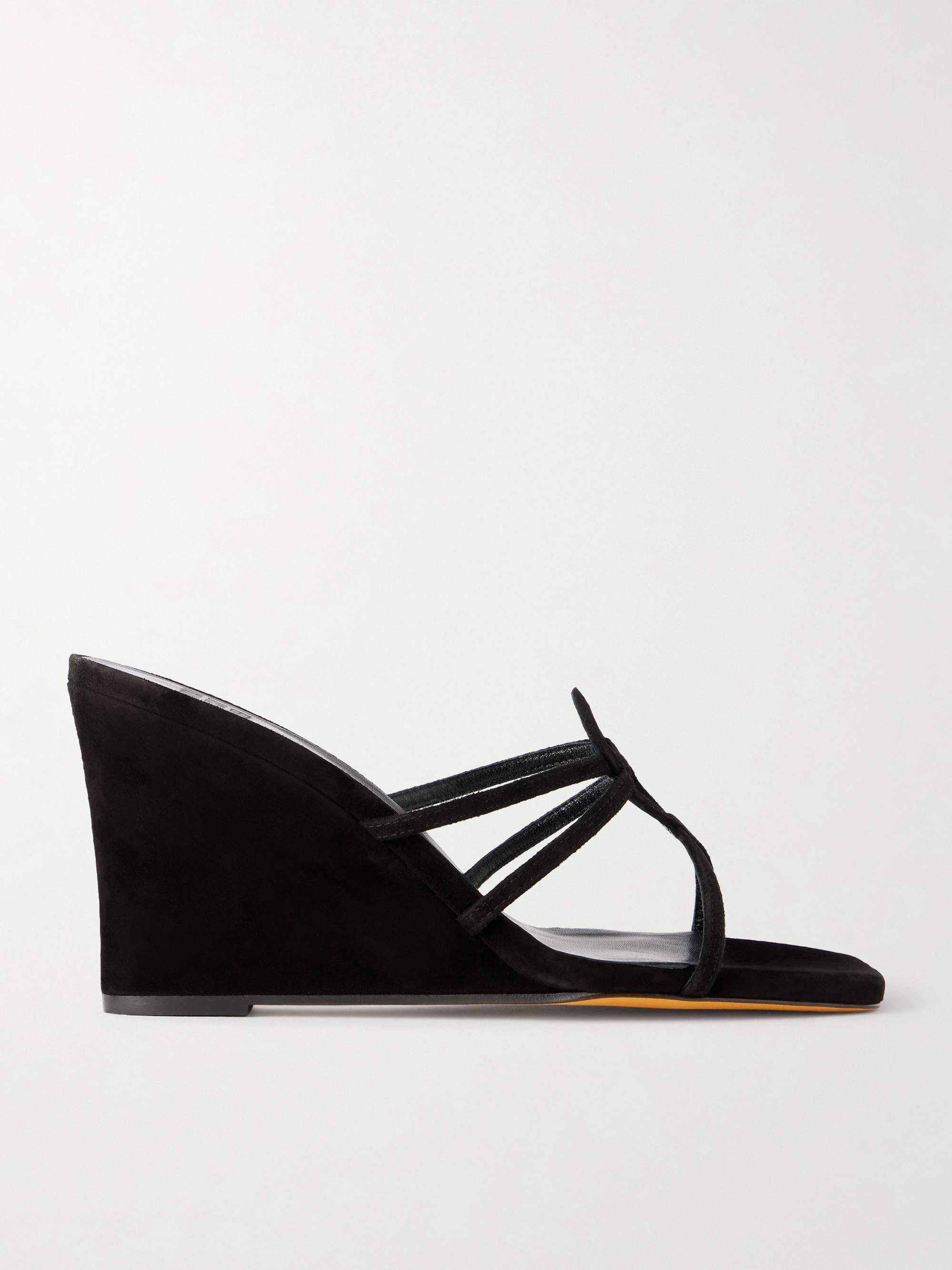 70 Opera Suede Wedge Sandals