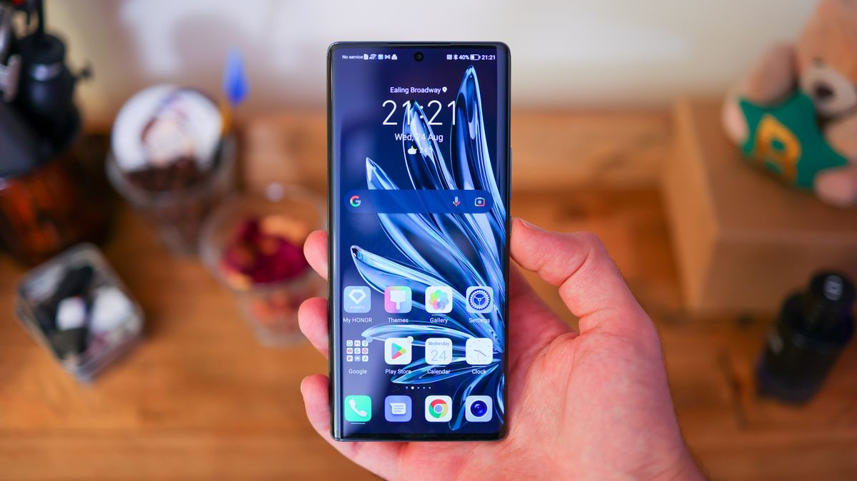 A photo of the Honor 70 smartphone