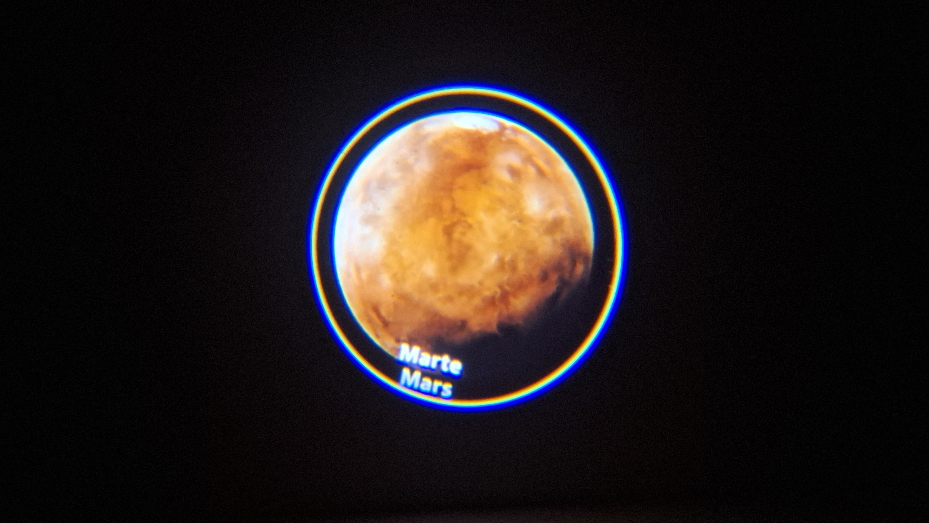 Science Can Solar System Planetary Projector projection