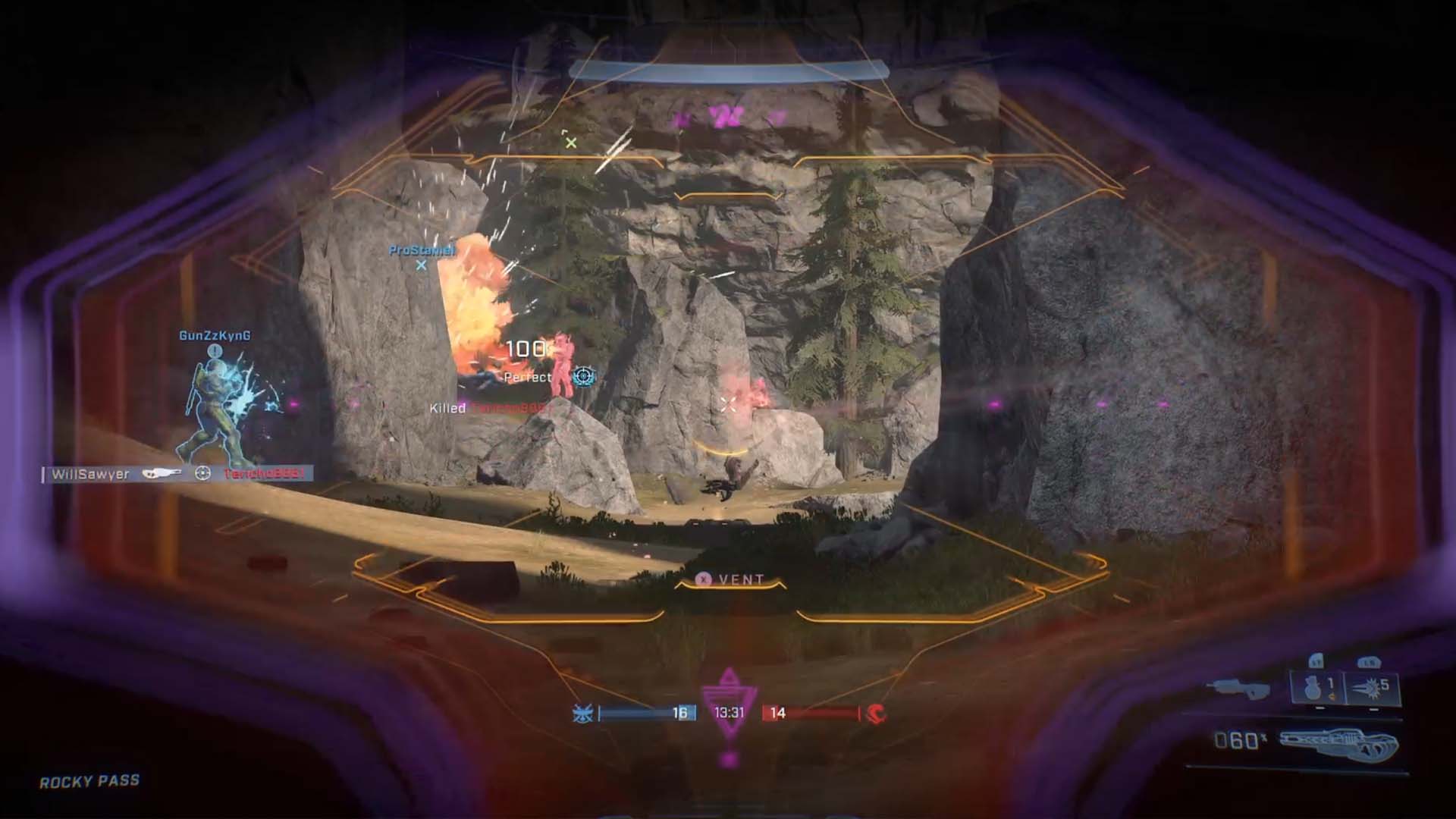 Halo Infinite multiplayer stalker rifle perfect kill