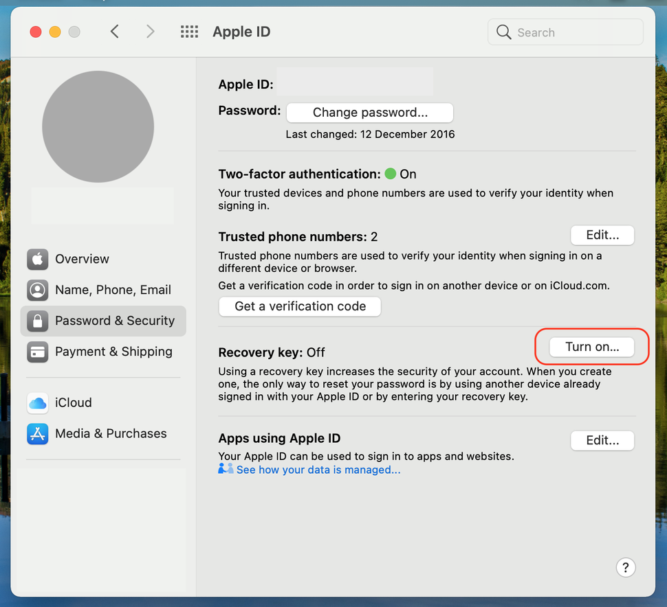 How to set up an Apple ID recovery key Tom's Guide