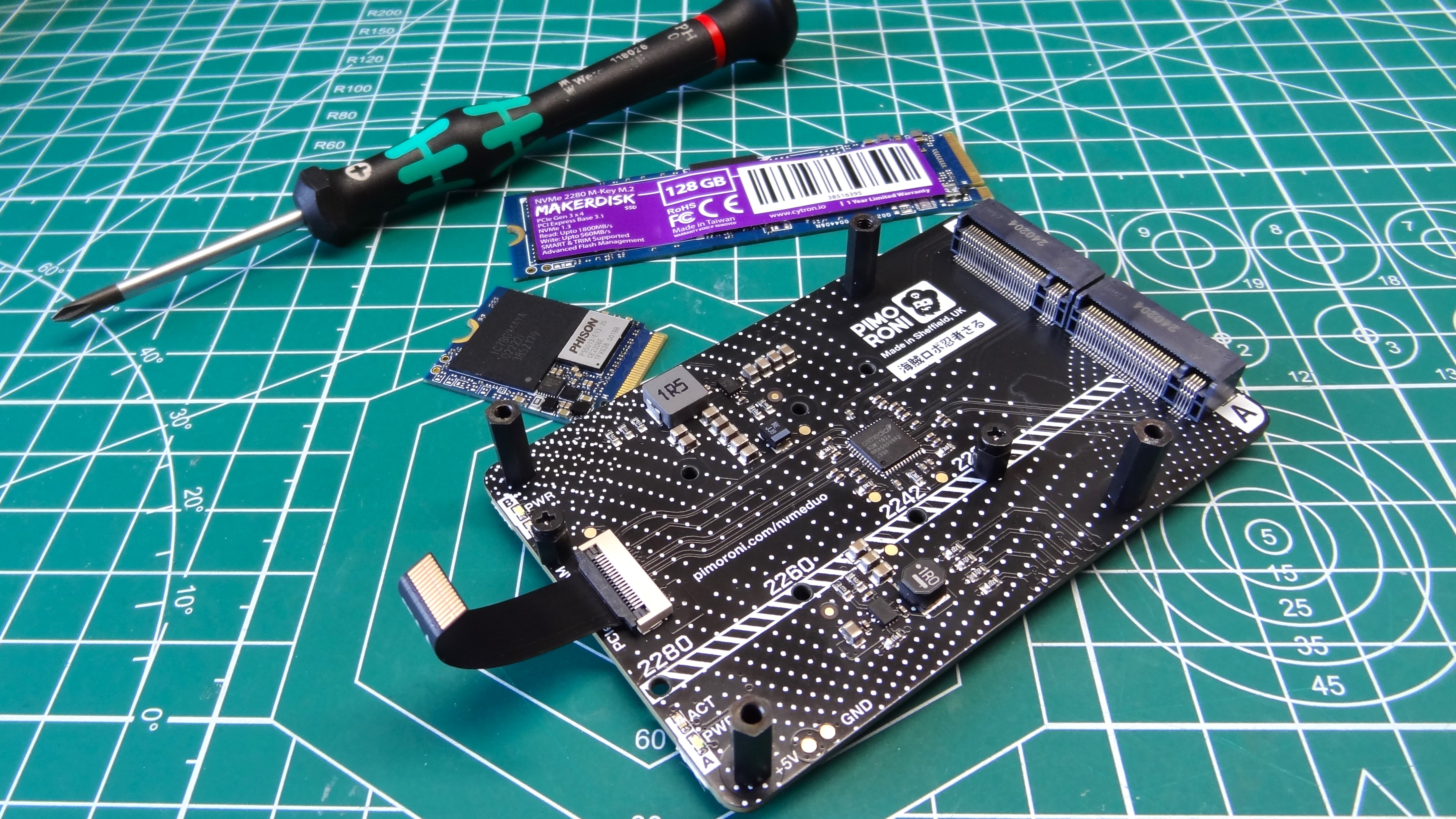 Pimoroni NVMe Base Duo