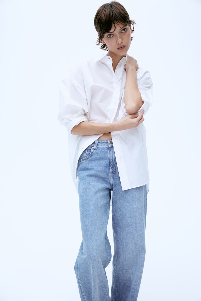 Wide High Jeans