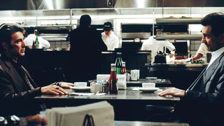 Al Pacino and Robert De Niro in Heat