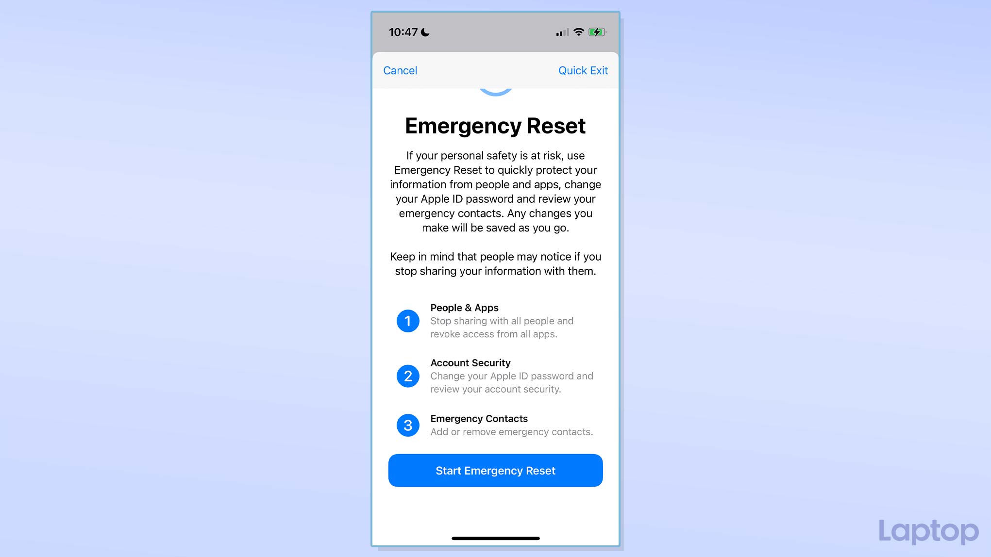 Safety Check! How to keep your iOS devices stalker free