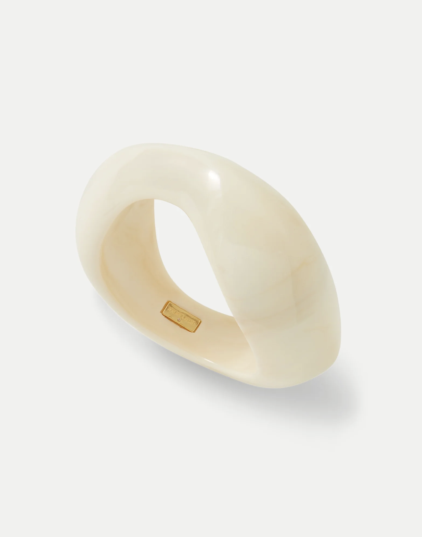 still life shot white resin bangle