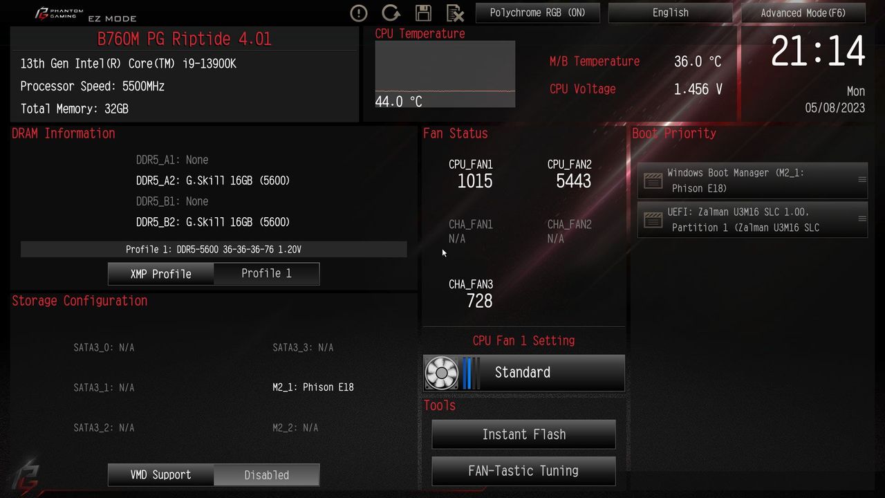 ASRock B760M PG Riptide