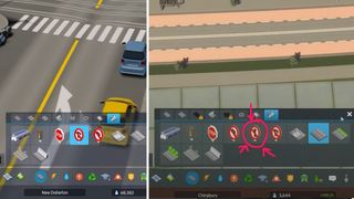 Cities Skylines 2 dedicated turning lanes screenshot