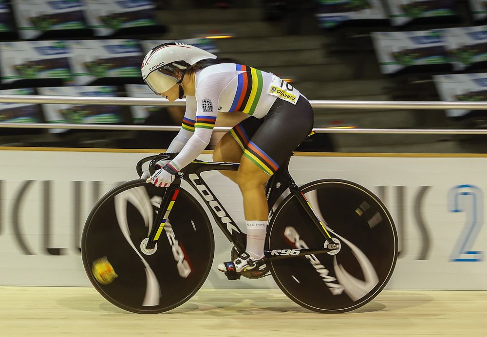 Women's sprint winner Kristina Vogel
