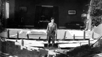 Steamboat Bill, Jr. - House front fall