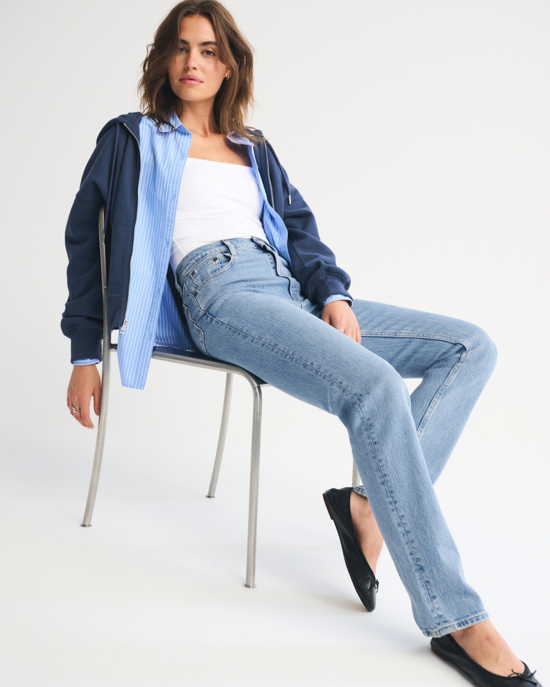 Ultra High Rise 90s Straight Jean