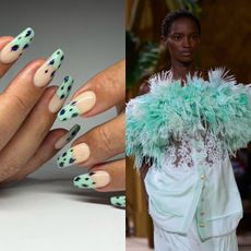 Images from Chanel's S/S 26 RTW show and fall French manicures.